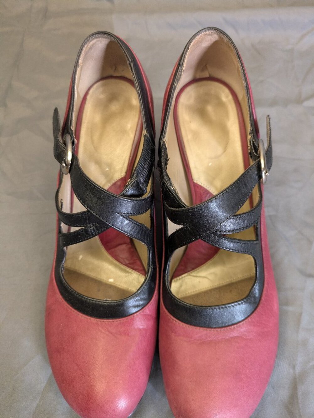 Fluevog Pearl Hart Bellevues, Wine & Black